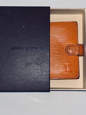 Louis Vuitton Epi Mini Agenda Mandarin Orange R2007H Vintage Planner Cover